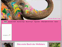 Tablet Screenshot of anca-yoga.de